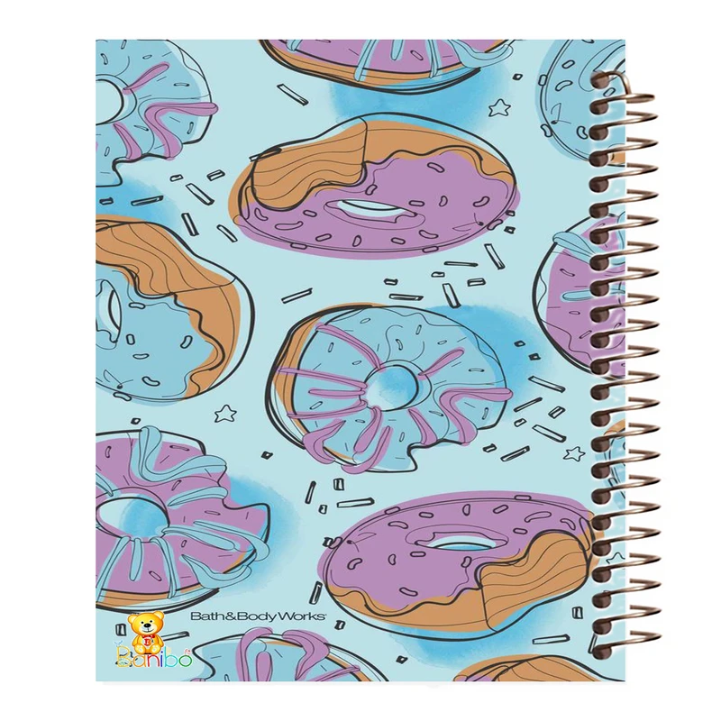 دفتر مشق 100 برگ بانیبو طرح  دونات کد 1097