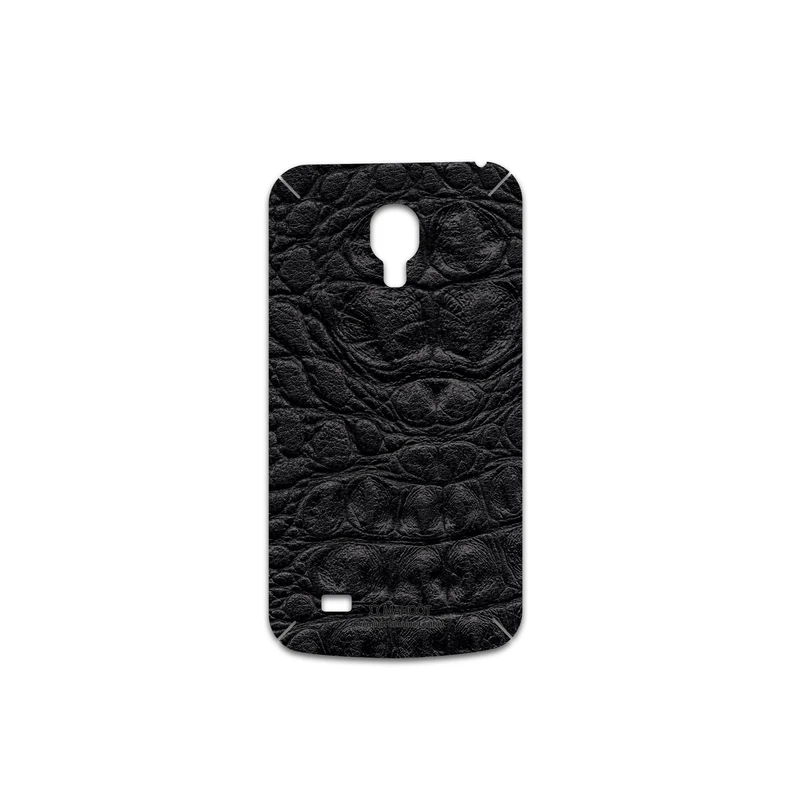 برچسب پوششی ماهوت مدل Black-Crocodile-Leather مناسب برای گوشی موبایل سامسونگ Galaxy S4 mini