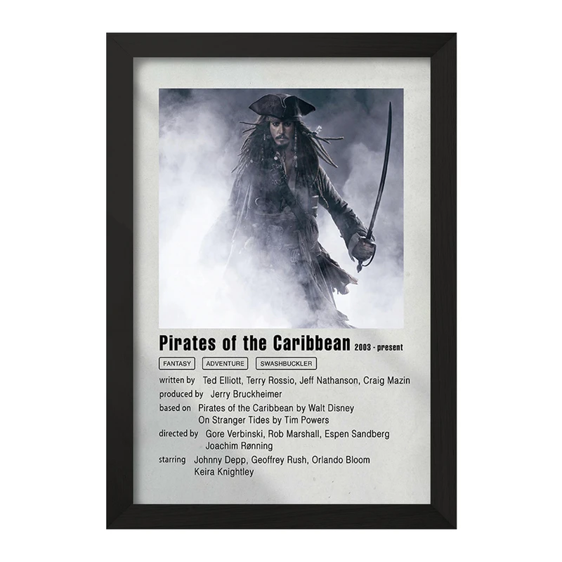 تابلو خندالو مدل دزدان دریایی کارائیب کد F11911