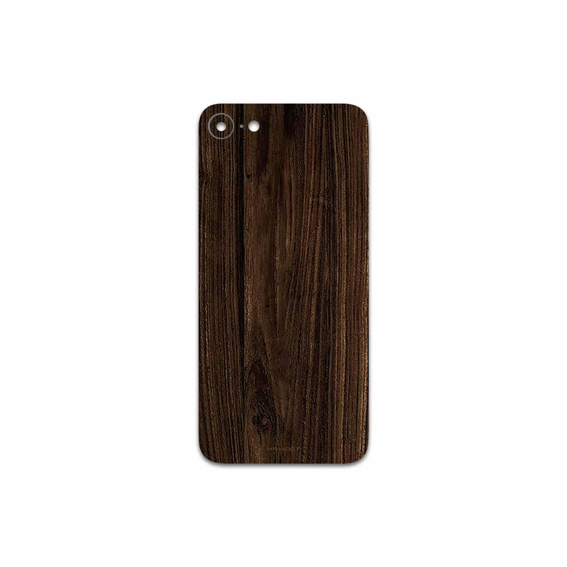 برچسب پوششی ماهوت مدل Dark Walnut Wood مناسب برای گوشی موبایل اپل iPhone 8