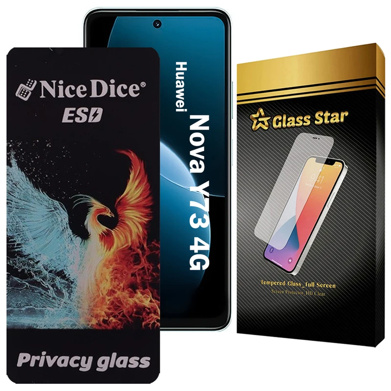 محافظ صفحه نمایش گلس استار مدل GND7 مناسب برای گوشی موبایل هوآوی Nova Y73 4G 