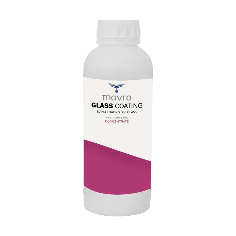  محلول نانو محافظ و آبگریز شیشه ساختمان ماورو مدل CONCENTRATE حجم 1 لیتر