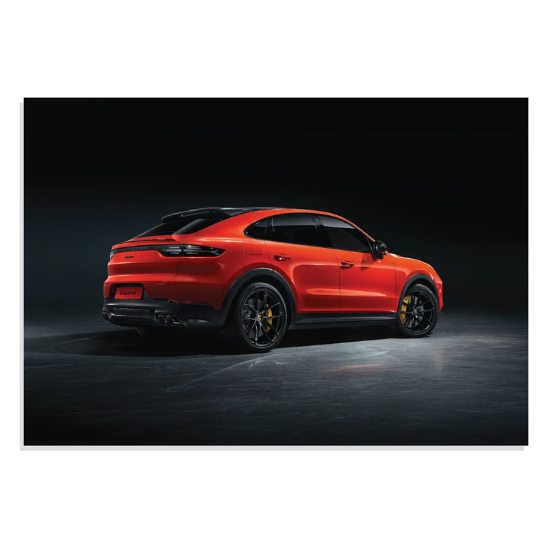 پوستر طرح ماشین پورشه کاین - Porsche Cayenne 2020 Coupe مدل NV0711