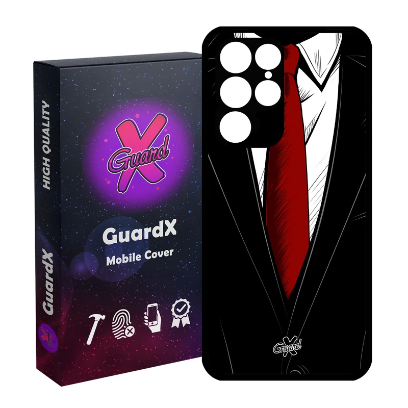 کاور گارد ایکس طرح کروات مدل Glass10209 مناسب برای گوشی موبایل سامسونگ Galaxy S22 Ultra