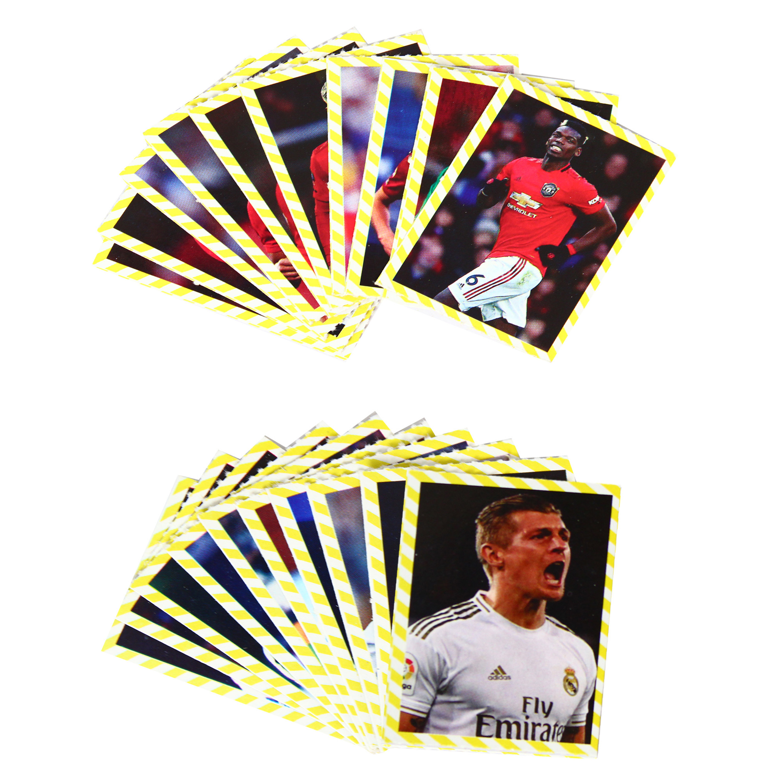 بازی فکری مدل کارت بازی فوتبال کد EUFA CP 01 مجموعه بیست عددی 