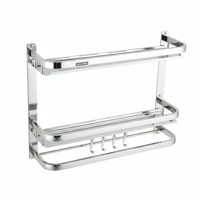 قفسه حمام دلفین مدل Bbk-eve-2F-shelf-cr