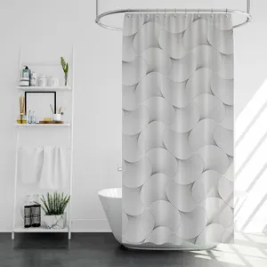 پرده حمام پیسو مدل BZ-69 سایز 180x200 سانتی متر