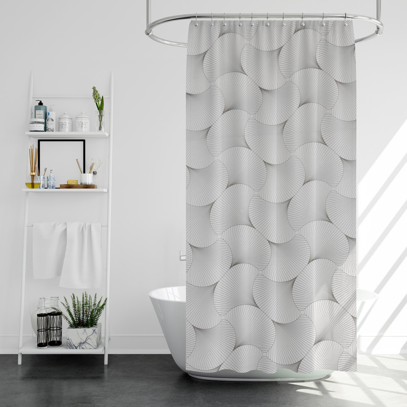پرده حمام پیسو مدل BZ-69 سایز 180x200 سانتی متر
