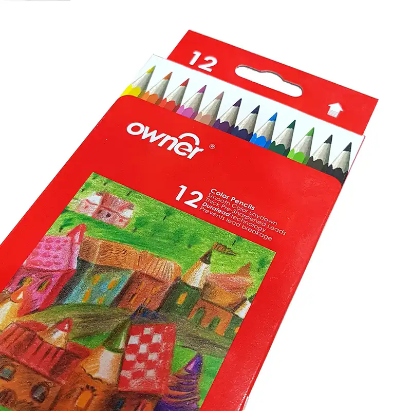 مداد رنگی 12 رنگ اونر مدل K-141612