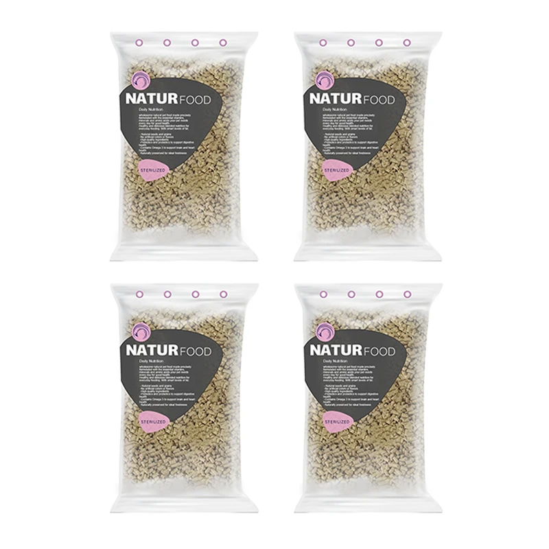 غذای پرندگان و‌ جوندگان نیچر فود مدل دانه پارس ریز وزن 1 کیلوگرم بسته 4 عددی 