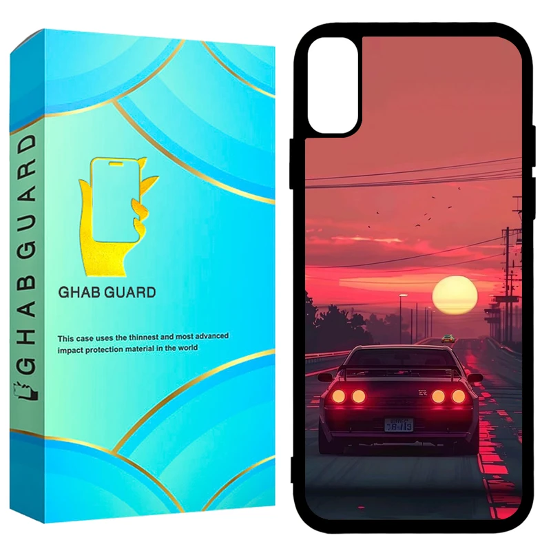  کاور قاب گارد طرح ماشین مدل GCHPX مناسب برای گوشی موبایل اپل iPhone X / XS