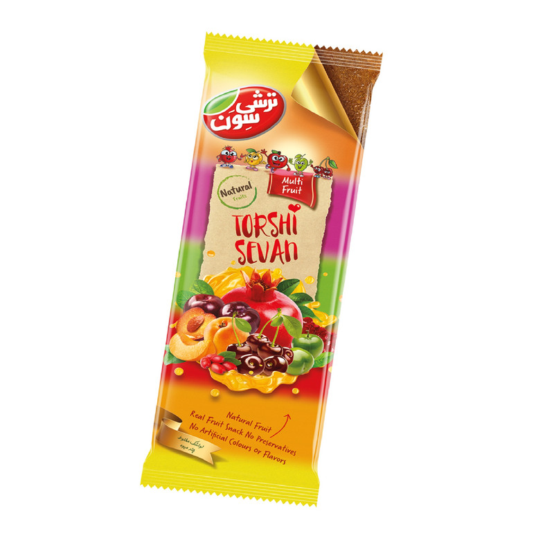 لواشک مخلوط چند میوه فامیلا ترش سون - 100 گرم