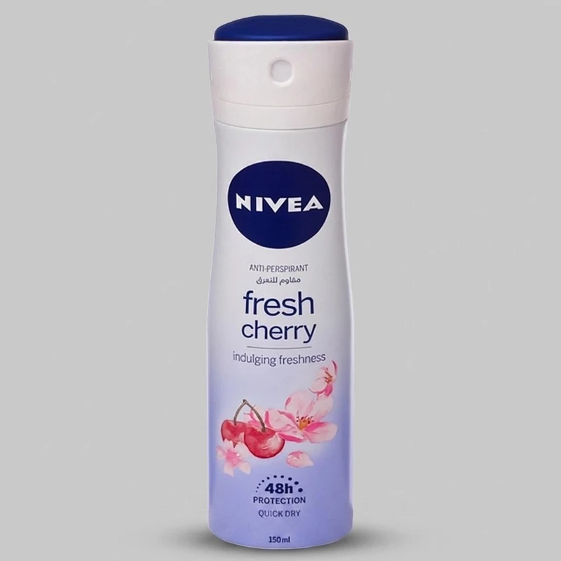 اسپری ضد تعریق زنانه نیوآ مدل Cherry Fresh حجم 150 میلی لیتر