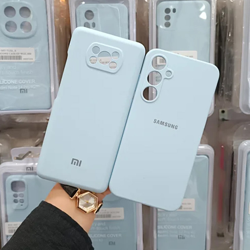 کاور تام قاب مدل سیلیکونی پاک کنی مناسب برای گوشی موبایل سامسونگ Galaxy A56