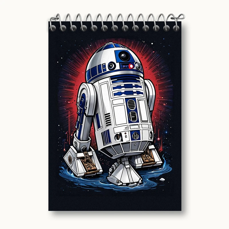 دفتر یادداشت 50 برگ خندالو مدل جنگ ستارگان کد N1469