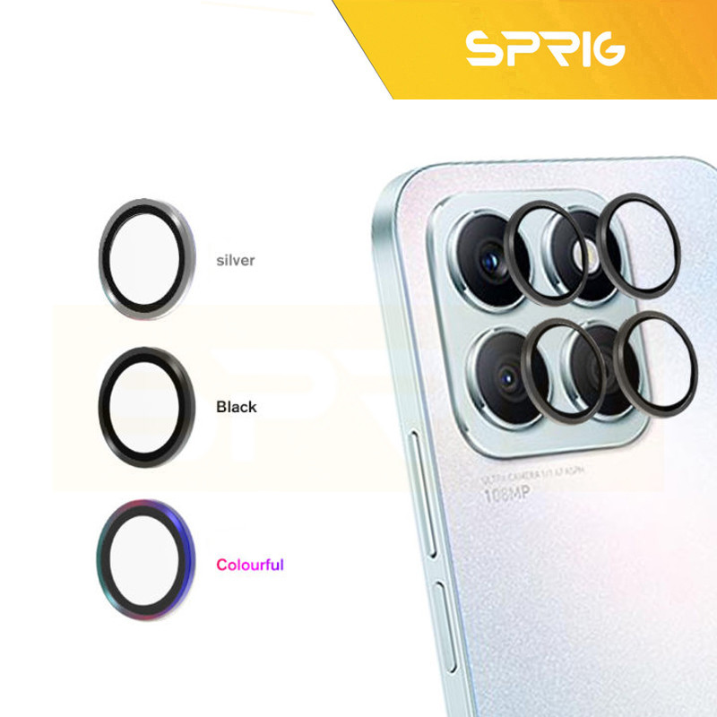 محافظ لنز دوربین اسپریگ مدل Ring metal مناسب برای گوشی موبایل آنر X8b