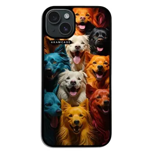 AKAM AMC-WA15PLUS-DOGS-22 Cover For Apple iPhone 15 Plus