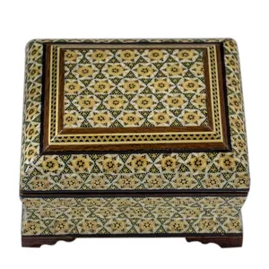 جعبه جواهرات خاتم کاری کد 01