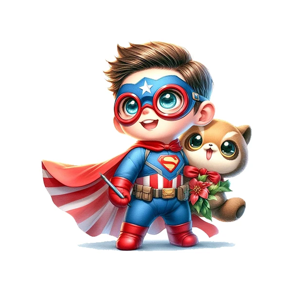 استیکر پارچه و لباس پاد آفرین طرح کارتونی کد 1640