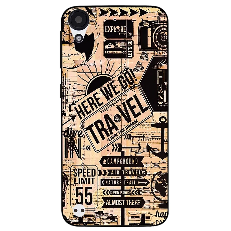 کاور مگافون طرح مسافرت مدل 8098 مناسب برای گوشی موبایل اچ تی سی Desire 530