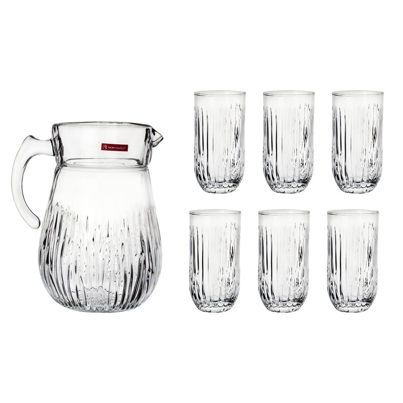 ست پارچ و لیوان 7 پارچه نوری تازه مدل سولو