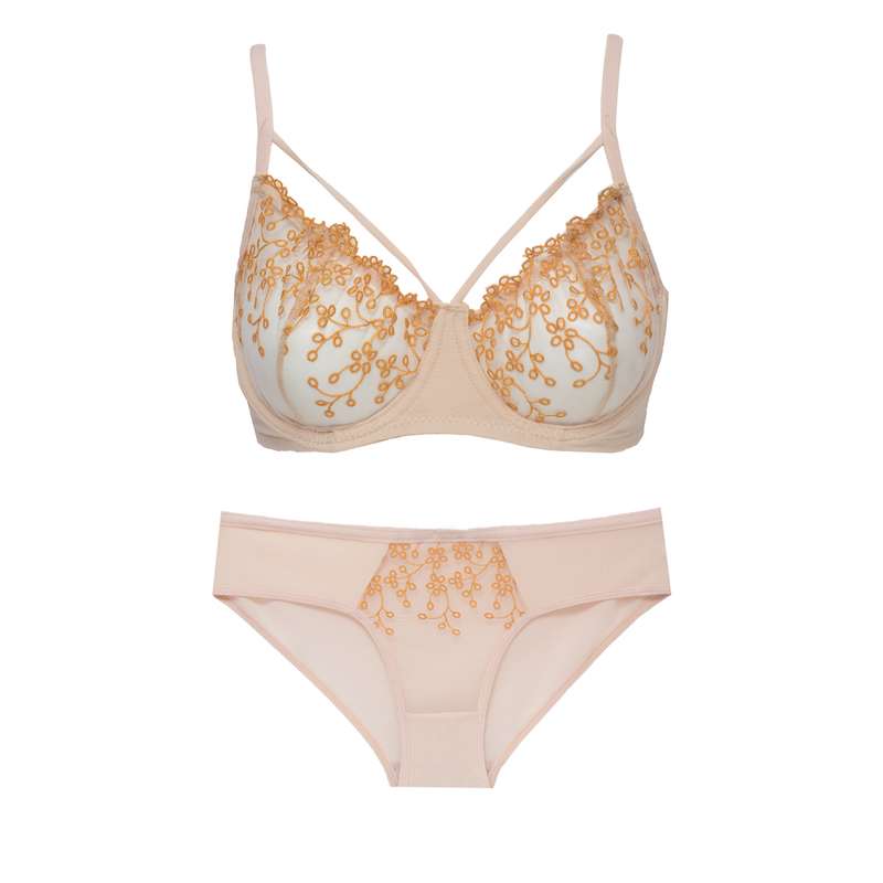 ست شورت و سوتین زنانه مدل تورگاز هارنس دار