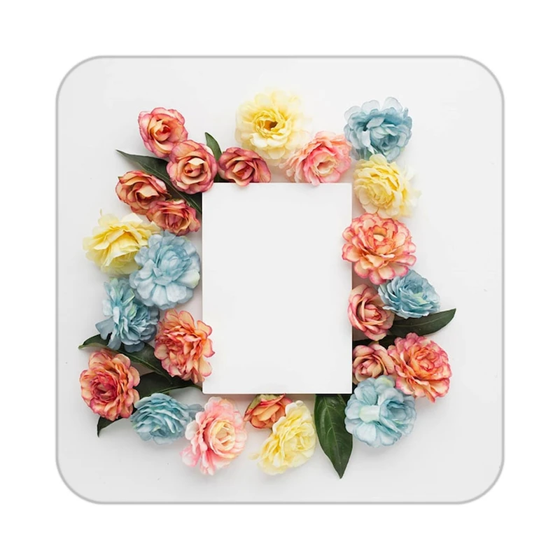 زیر لیوانی کاکتی طرح گل مدل mp16096