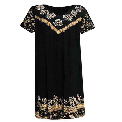 پیراهن زنانه مدل هندی سایز بزرگ 012