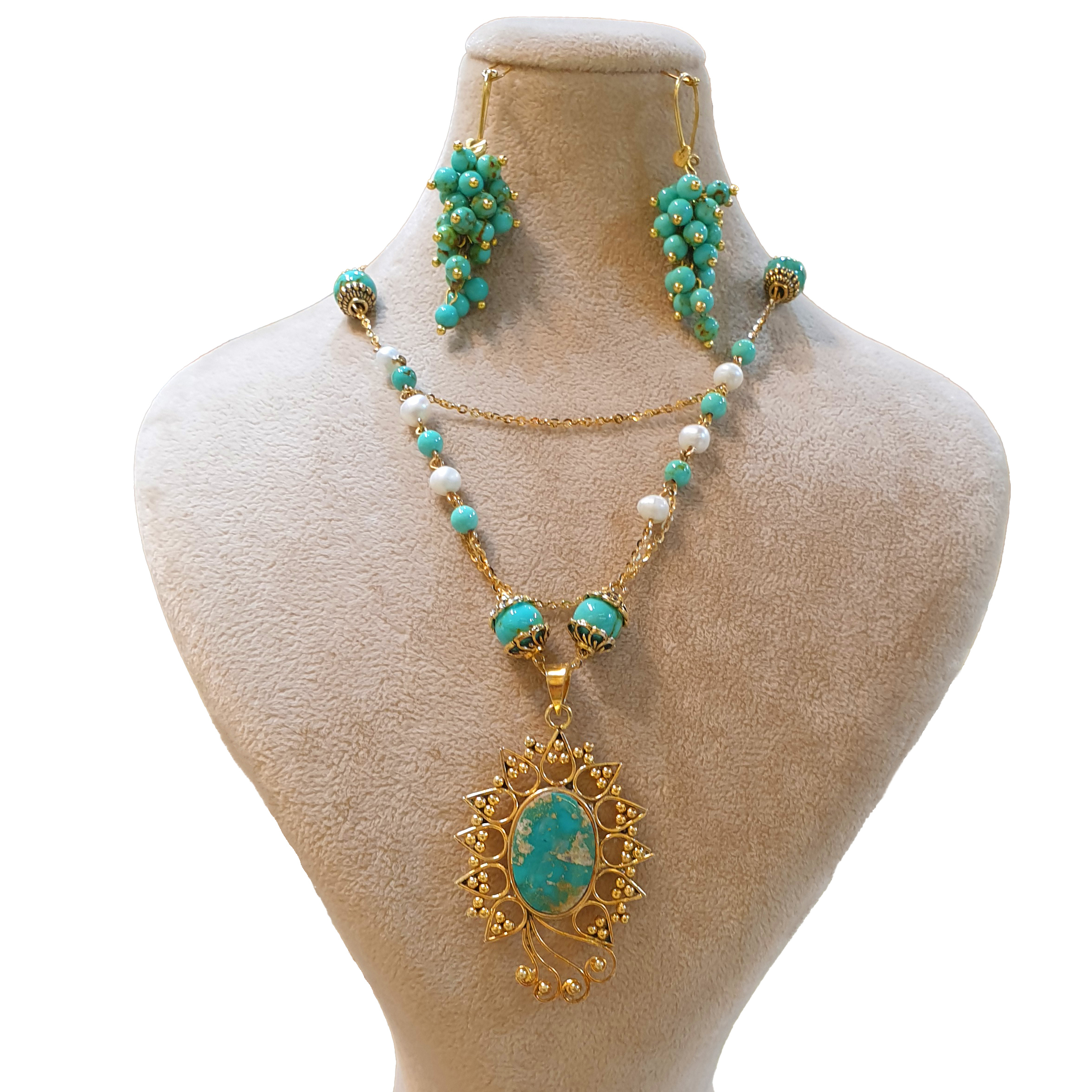 نیم ست نقره زنانه مدل 4444