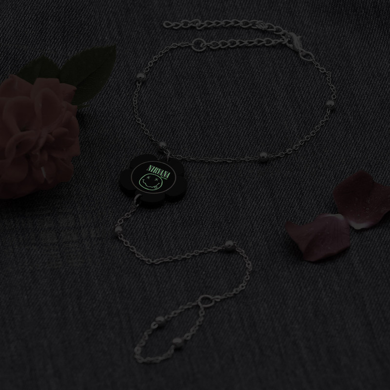 پابند زنانه ناکسیگو مدل تمیمه طرح Nirvana کد TP11264 پابند زنانه ناکسیگو مدل تمیمه طرح Nirvana کد TP11264