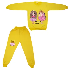 ست سویشرت و شلوار دخترانه مدل پرنسس