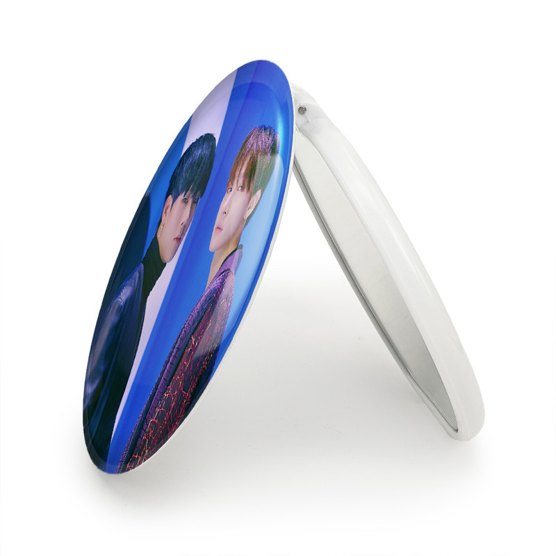 آینه جیبی خندالو طرح گروه مانستا اکس Monsta X مدل تاشو کد 21200