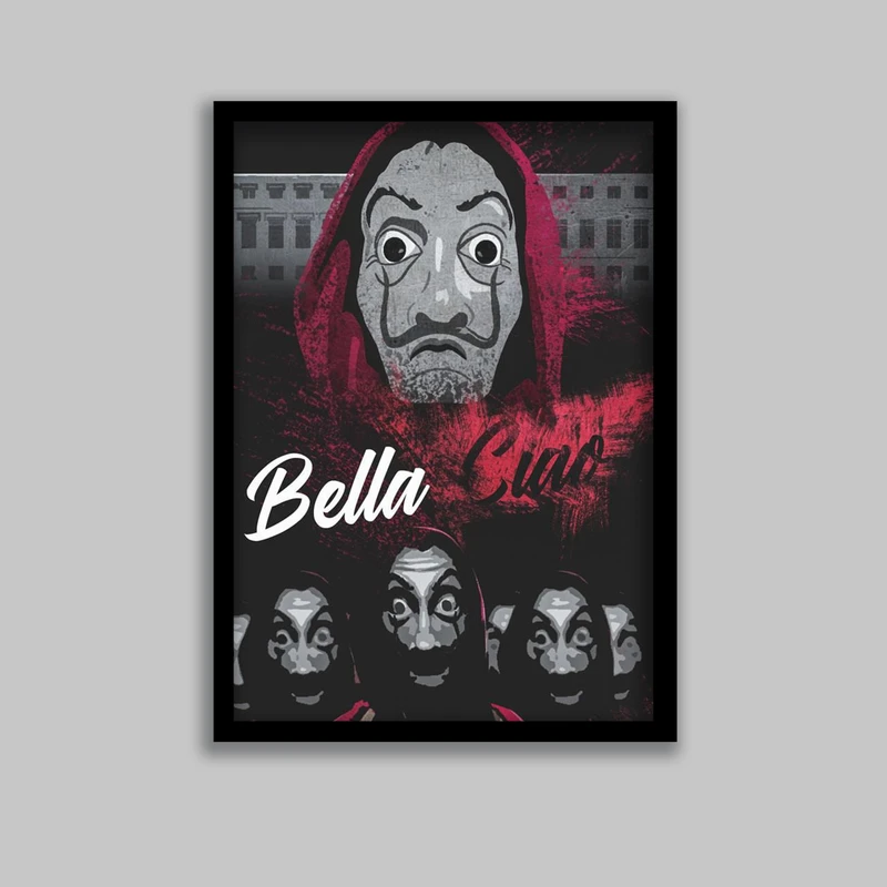 تابلو مدل سریال خانه کاغذی Money Heist کد LA-G10647-2