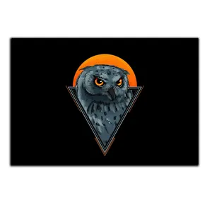 تابلو شاسی بکلیت طرح گرافیکی جغد مدل SH-S5647