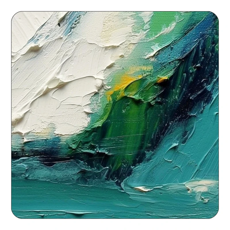 مگنت کاکتی طرح نقاشی رنگ روغن مدل mp72712