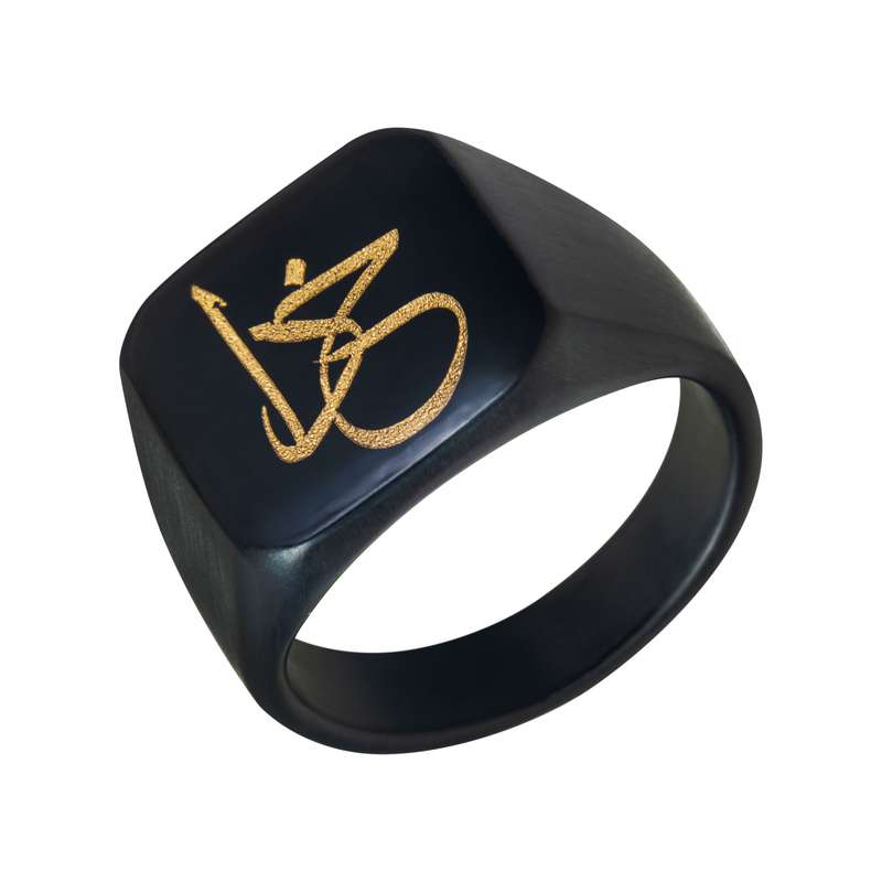 انگشتر مردانه مدل 316 طرح خدا