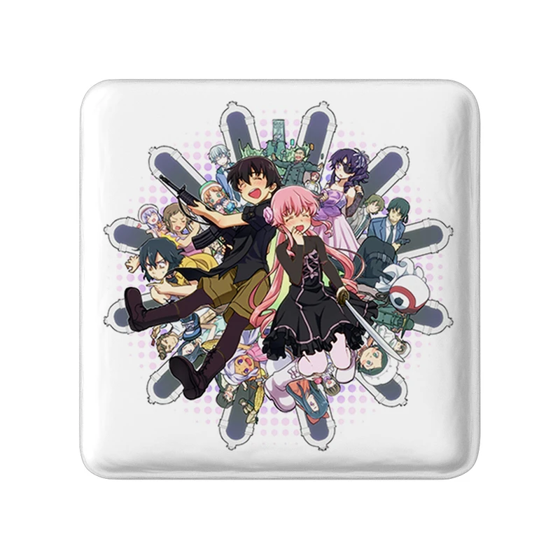 مگنت خندالو طرح انیمه میرای نیکی مدل مربعی کد 32378