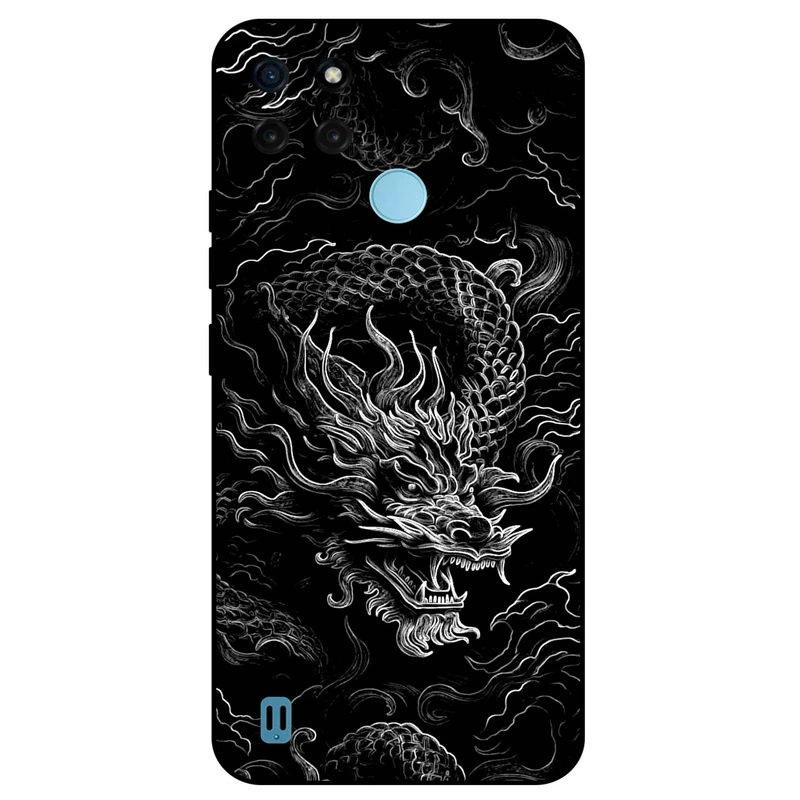 کاور مگافون طرح اژدها مدل 1897 مناسب برای گوشی موبایل ریلمی C21Y    