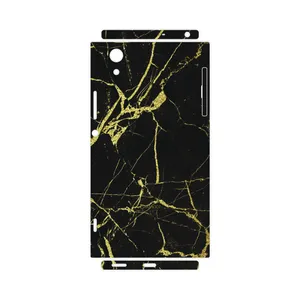 MAHOOT  Graphite-Gold-Marble-FullSkin Cover Sticker for Sony Xperia XA1