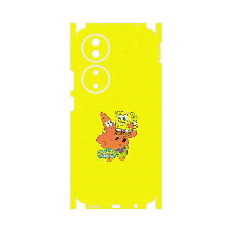 برچسب پوششی ماهوت مدل SpongeBob SquarePants-FullSkin مناسب برای گوشی موبایل آنر X7b