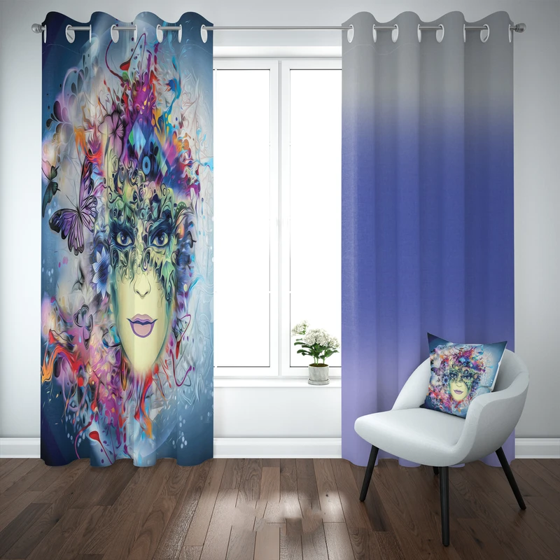 پرده مدل b2067 سایز 140×280 سانتی متر