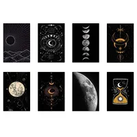 پوستر کارنيکا طرح ماه Moon کد 35735 مجموعه 8 عددی