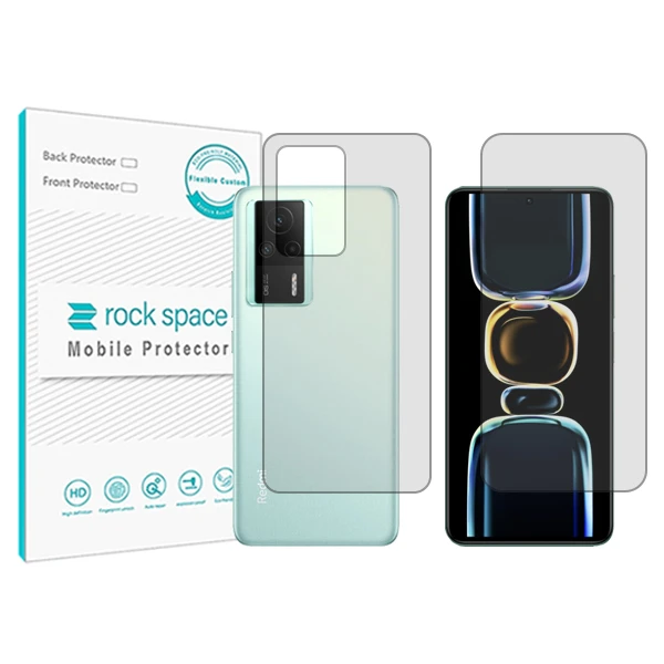 محافظ صفحه نمایش شفاف راک اسپیس مدل HyGEL مناسب برای گوشی موبایل شیائومی Redmi K60E