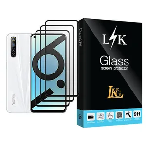 LKG LK Glass MIX003 Screen Protector For Realme 6i (India) Pack Of 3