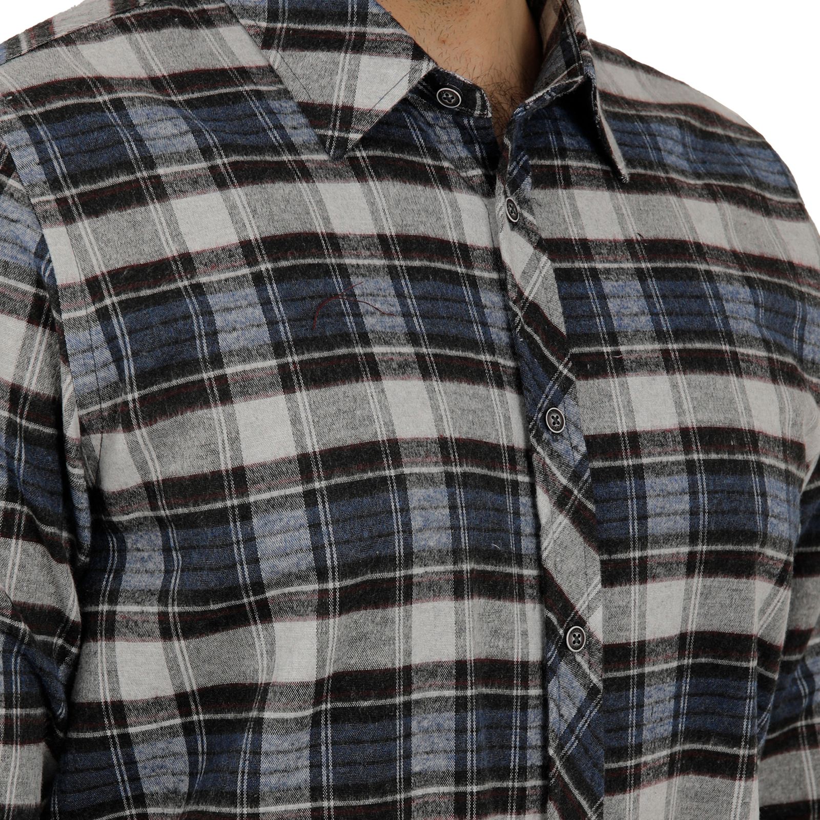 پیراهن آستین بلند مردانه پاتن جامه مدل پشمی 102721020232841 -  - 4