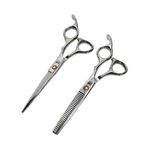 قیچی آرایشگاهی فینی مدل Antonio به همراه قیچی پیتاژ