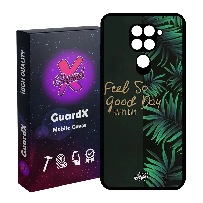کاور گارد ایکس طرح حس خوب مدل Glass10393 مناسب برای گوشی موبایل شیائومی Redmi Note 9