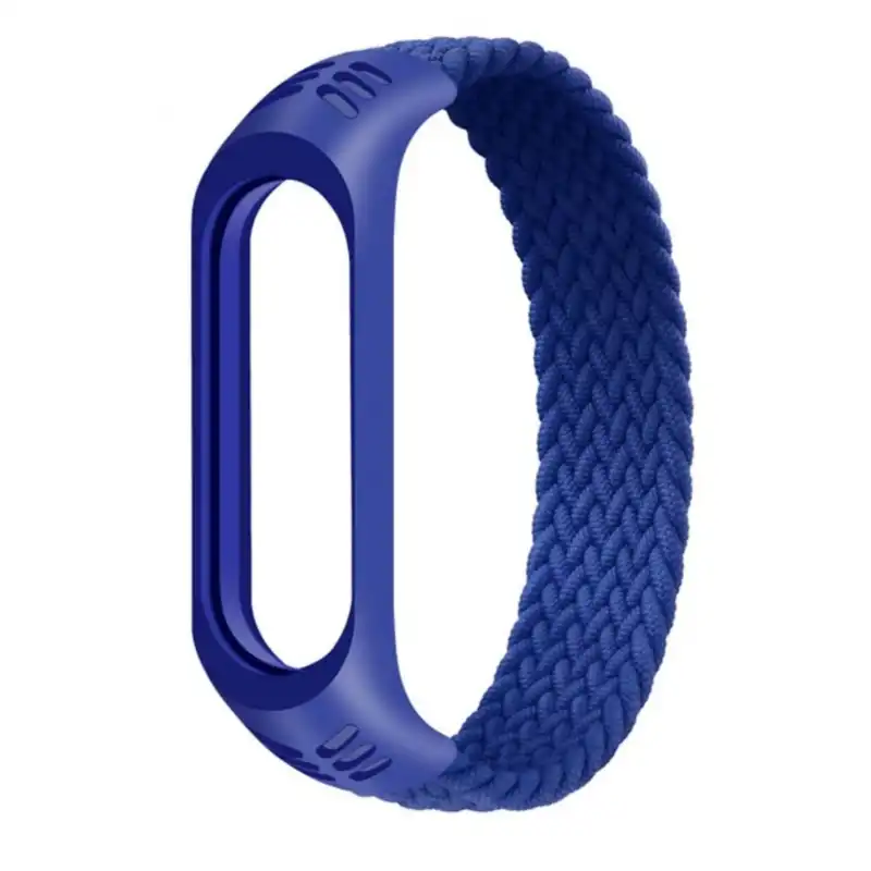 بند مدل braided solo loop مناسب برای مچ بند هوشمند شیائومی Mi band 6 / Mi band 5 / mi band 4