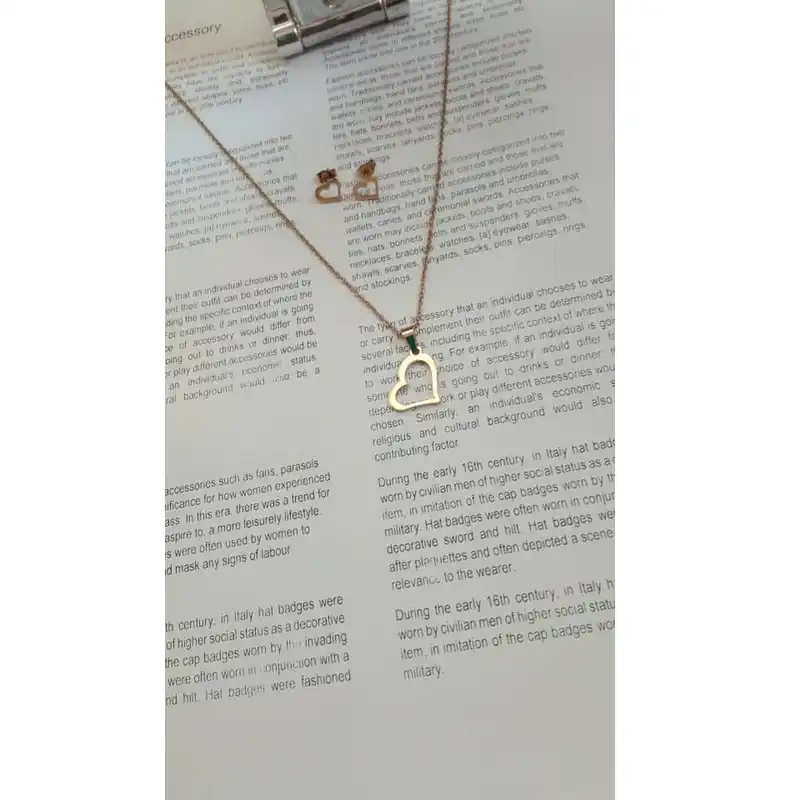 نیم ست زنانه مدل قلب 59