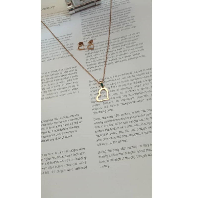 نیم ست زنانه مدل قلب 59